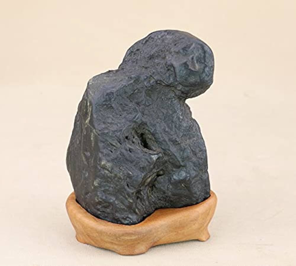 水石 伊予石 台付 楽天市場】水石 「千仏石」 盆石 天然石 観賞石 すいせき 台座